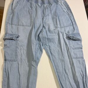 Light Blue Cargo Pants